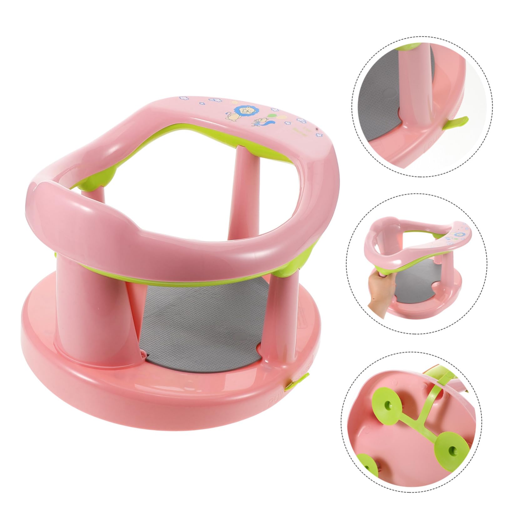 Fabricado Asiento Antideslizante Superficie en Baño para Ñiño Tpr y Diseño Cómodo Pp Adecuado para Recién Nacidos