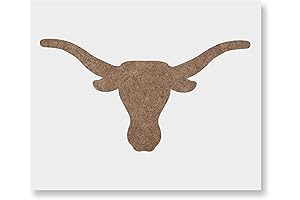 Longhorn Stencil - Reusable Color Aid Paper 4.5 x 6