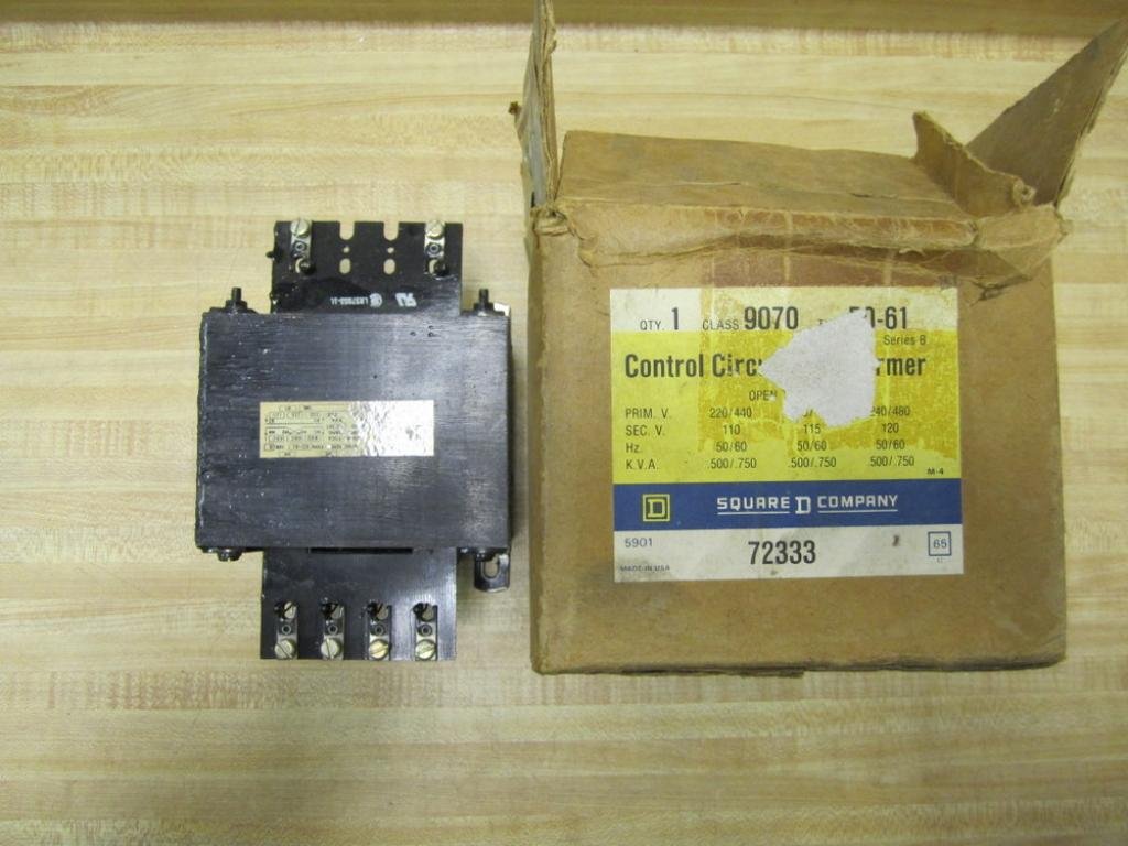 Square D 9070 EO-61 Transformer 9070EO61