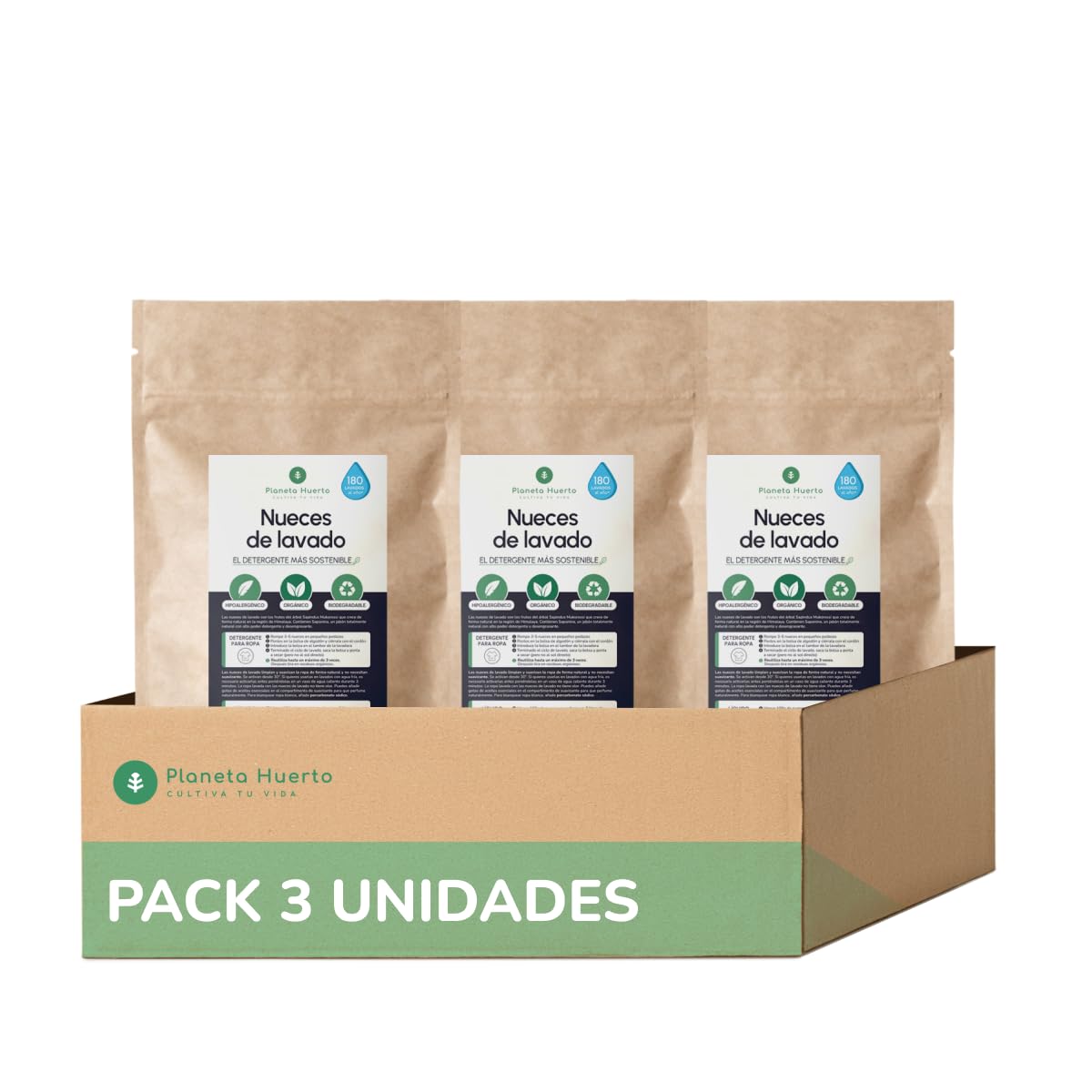PLANETA HUERTO | Quitamanchas General (Nueces Lavado, 2,1 Kg)