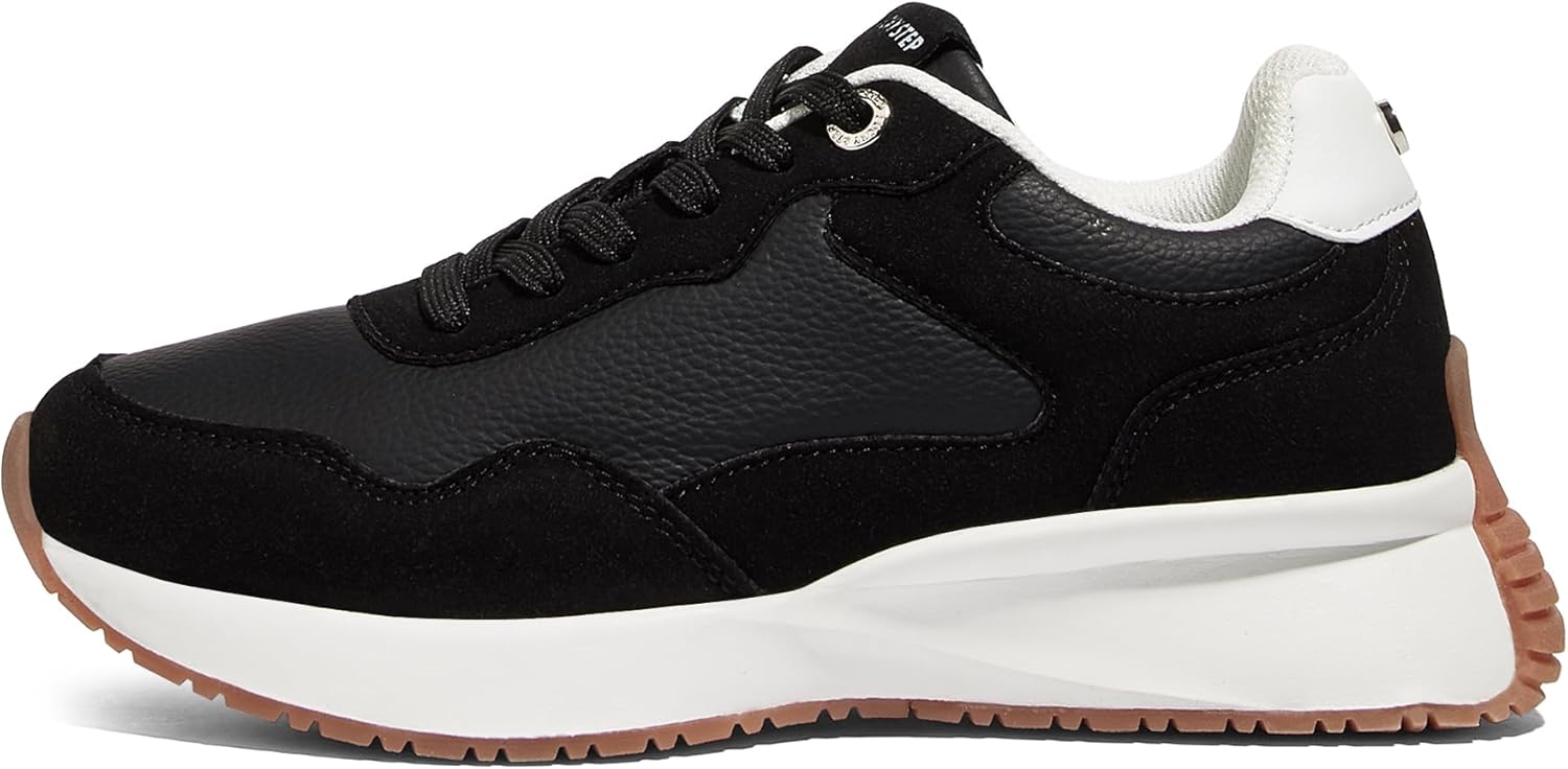 LUCKY STEP Women's Fashion Platform Sneakers Comfortable Breathable Running Walking Shoes Anti-Slip Casual Tennis Skate