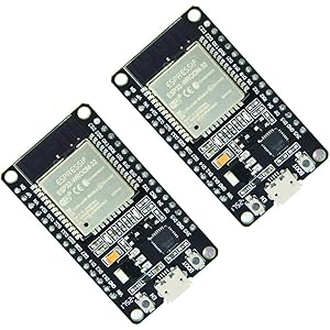 SP-Cow ESP32S ESP32 Development Board 2.4GHz Dual-Mode WiFi+ Bluetooth Dual Cores Microcontroller Processor, Antenna…