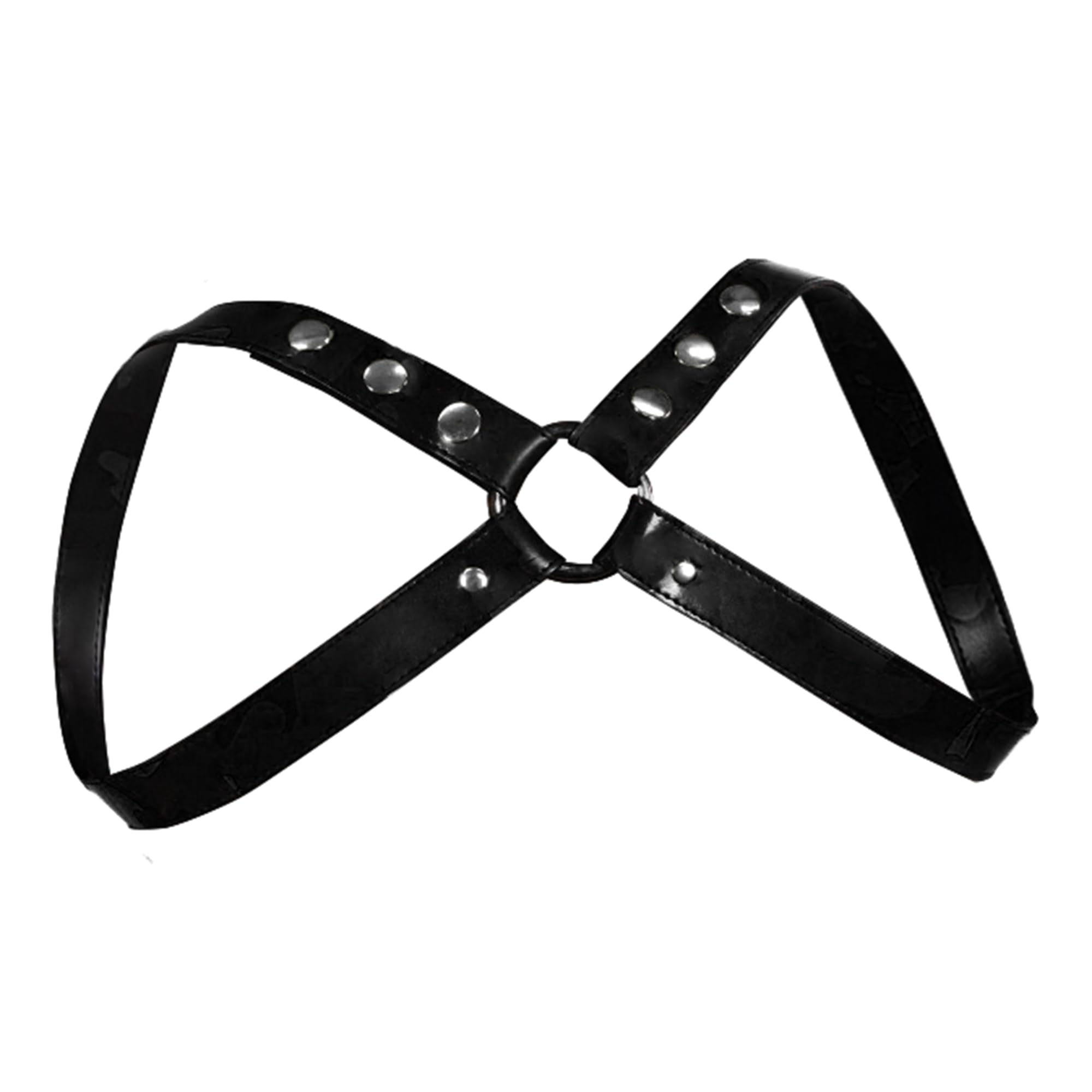X-Back Harness aus Leder, Verstellbar, Leder Dessous für Herren, Kinky Outfit für BDSM und Bondage