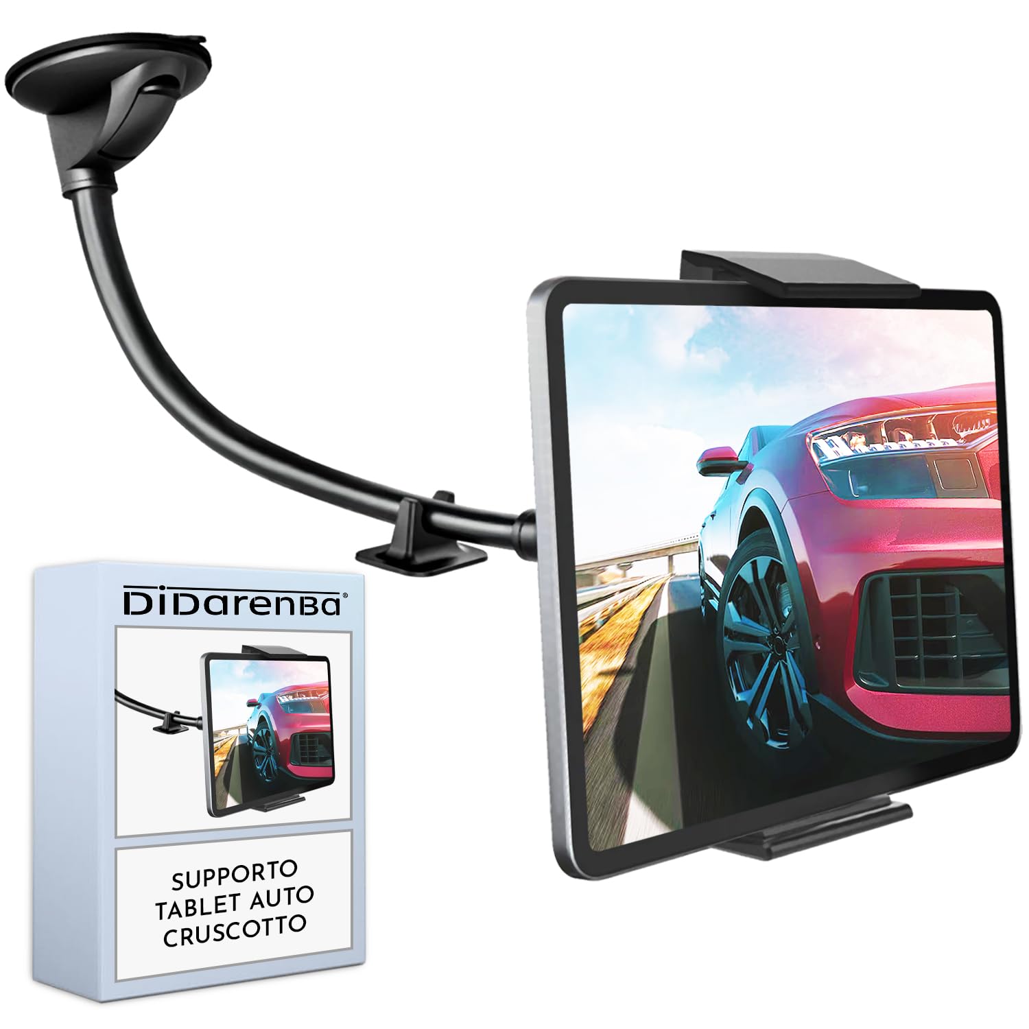 Supporto tablet auto cruscotto parabrezza per tutti i tablet