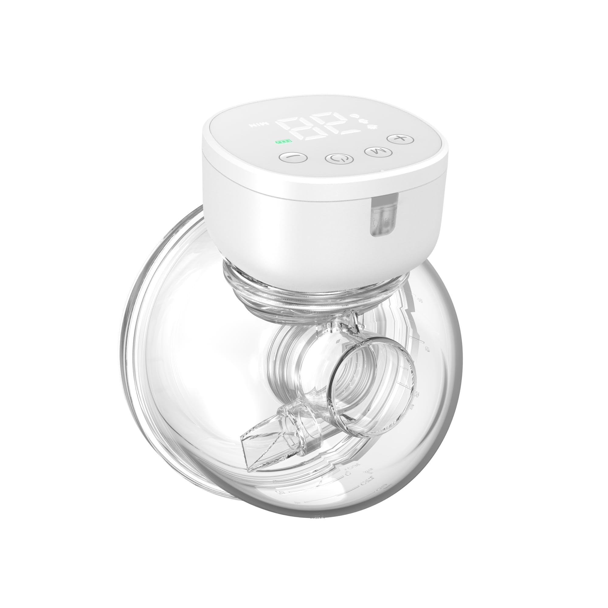 Elektrische Milchpumpe, ANWIKE Milchpumpe Elektrisch Tragbar mit 3 Modi und 9 Stufen, Großwinkelige Ausführung, Ultraleise Chmerzfreie Elektrische Milchpumpe Freihändig mit LCD-Display