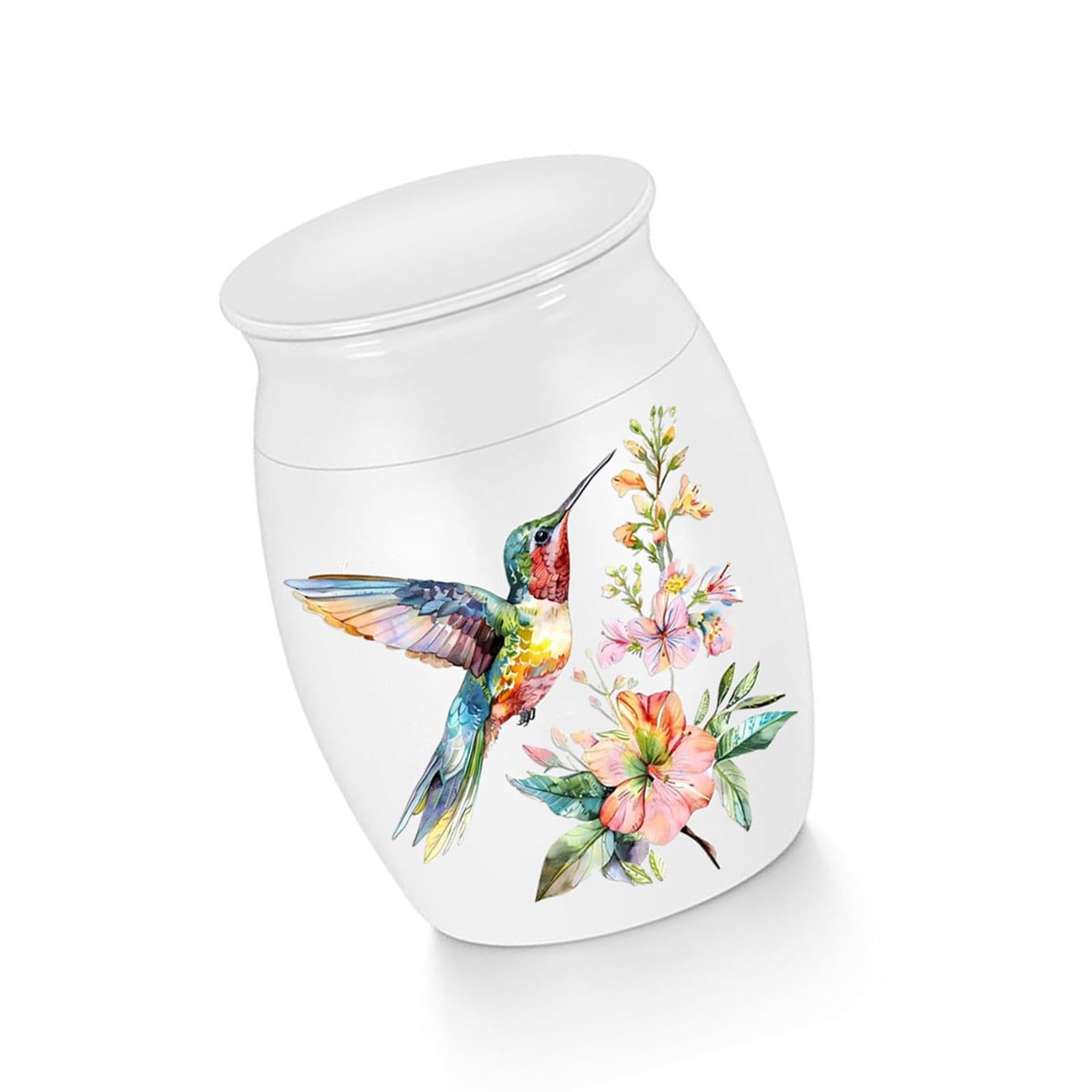 Cenotaph Artifact Jar in Dynamic Chromas Safe Impermeable Inner Chamber and Peaceful Bird Creation Cenotaph Jar for Debris