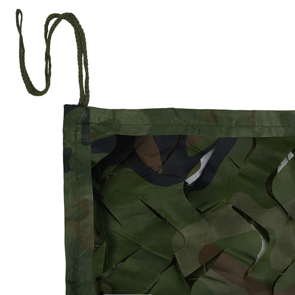 LOOGU Red de camuflaje militar duradera con rejilla para decoración, parasol, caza, tiro, escondite para acampar