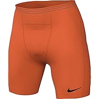 Nike M Nk DF Strike NP-Pantaloncini Pantaloni, Arancione/Nero