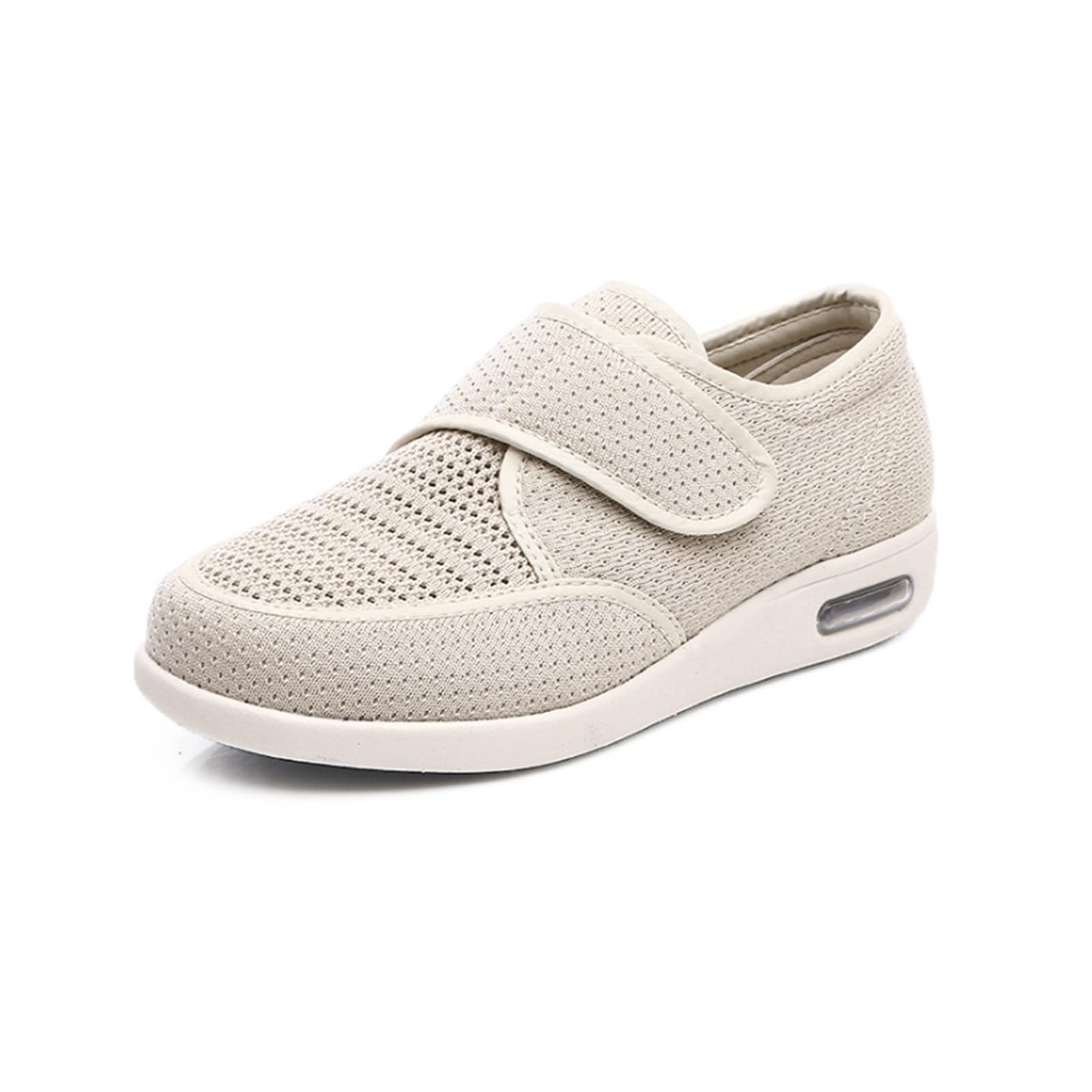 Buty Cukrzycowe Dla Kobiet, Letnie Buty Damskie Dla Osób Starszych O Szerokiej Szerokości, Regulowane Zapięcie Na Rzepy, Antypoślizgowe, Oddychające I Lekkie