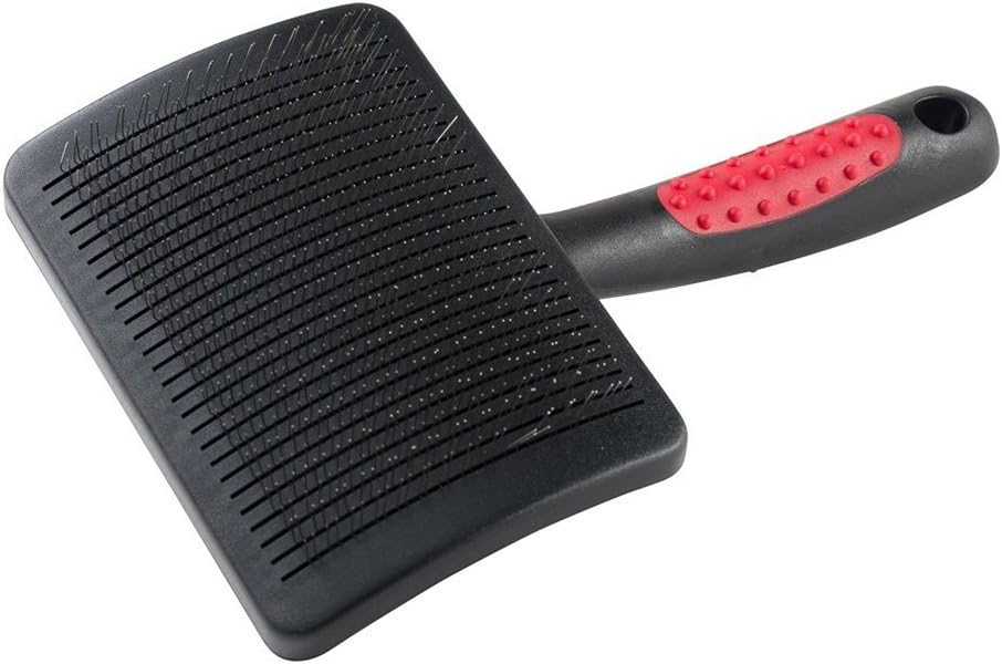 Powerful But Gentle Stainless Steel Bristles,Dog Self-Cleaning Slicker Brush