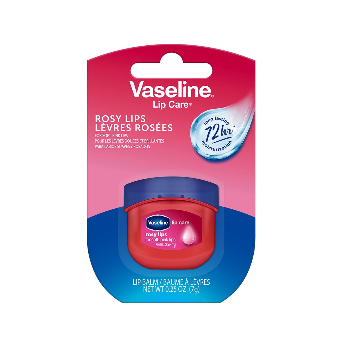 Vaseline Rosy Lip Therapy Size .25Z Rosy Lip Therapy .25Z, 1 Count, White-image-11
