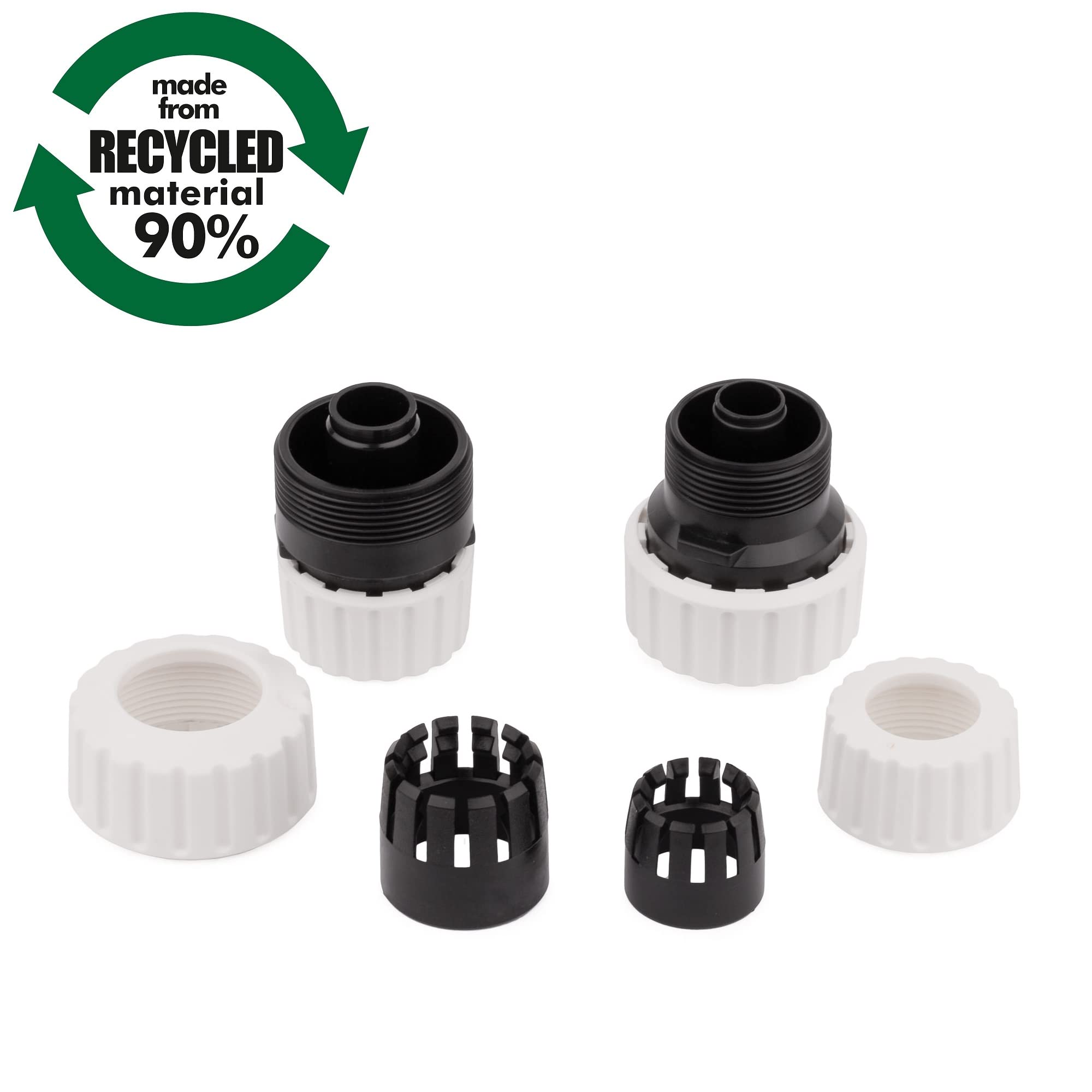 MIVOS Hose Connector 1/2 Inch to 3/4 Inch, Garden Hose Reduction, Made from 90% Recycled Plastic - Image 4