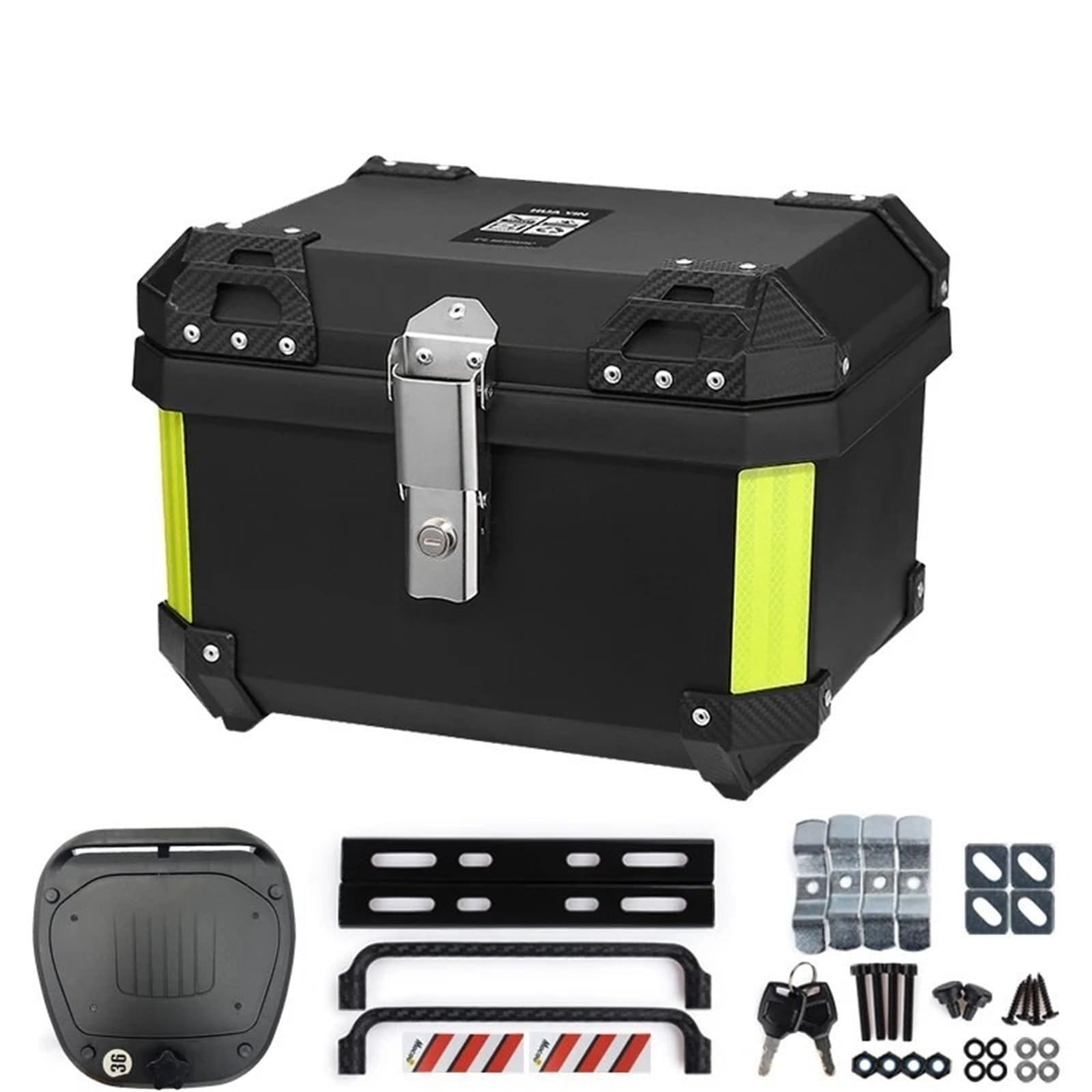 Caja Trasera Universal para Motocicleta de 36 l para R1200GS, R1250GS, F800GS, F850GS, G310gs y F750gs.(Only Box)