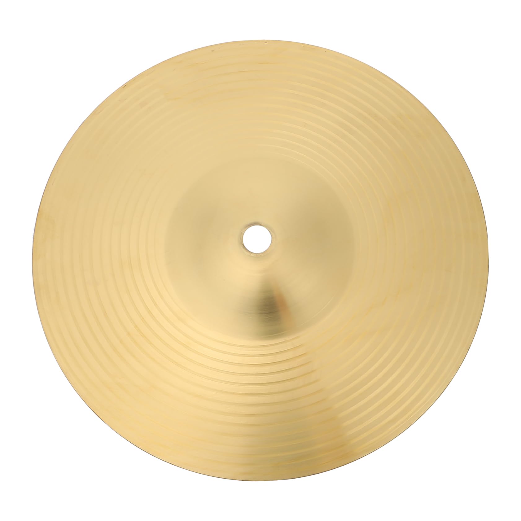 Levemolo Small and Practical 8 Inch Metal Drum Part Brass Cymbal for Easy Storage and Replacement