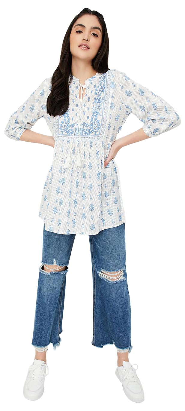 max Women Rayon Floral Regular Fit Blouse-picture-23