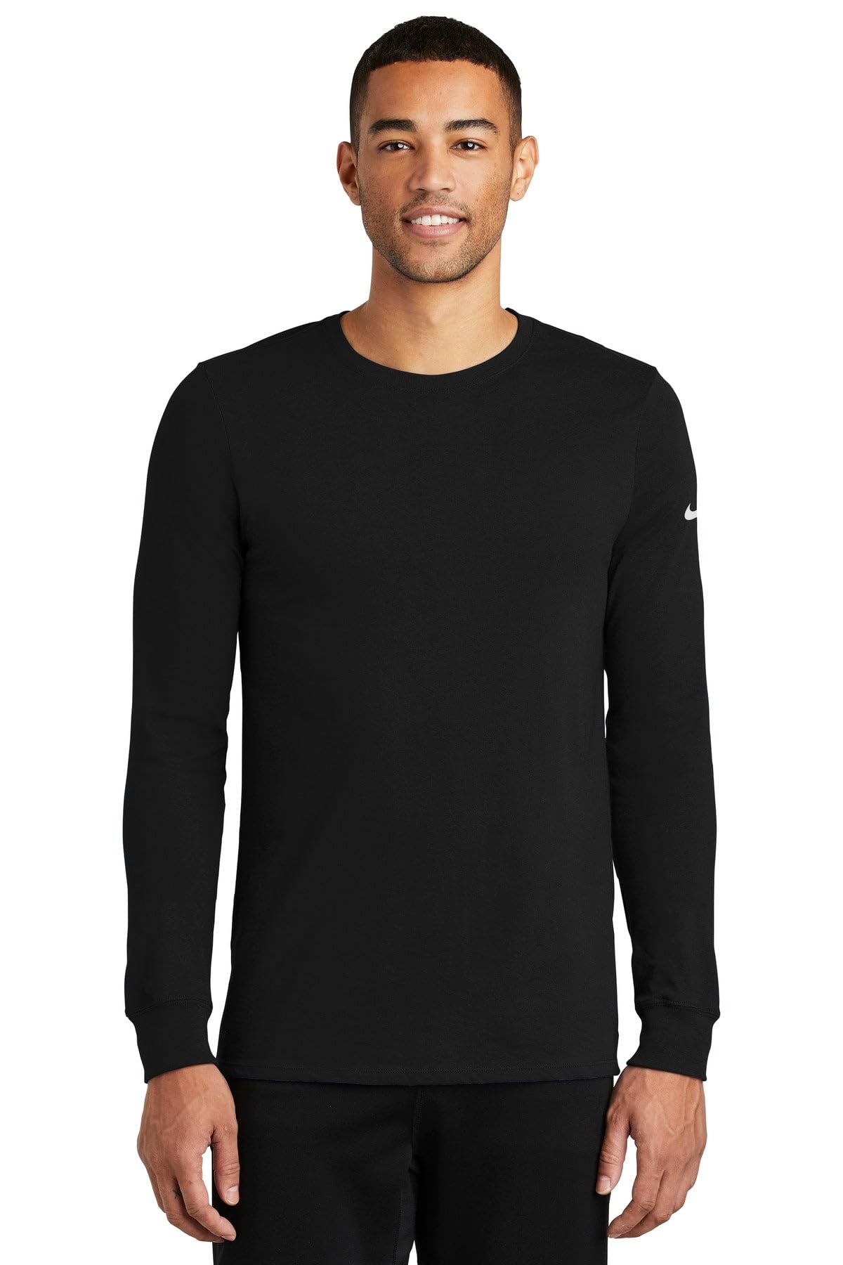 Custom ScreenPrinted Nike Dri-FIT Long Sleeve Tee in Cotton Poly Blend