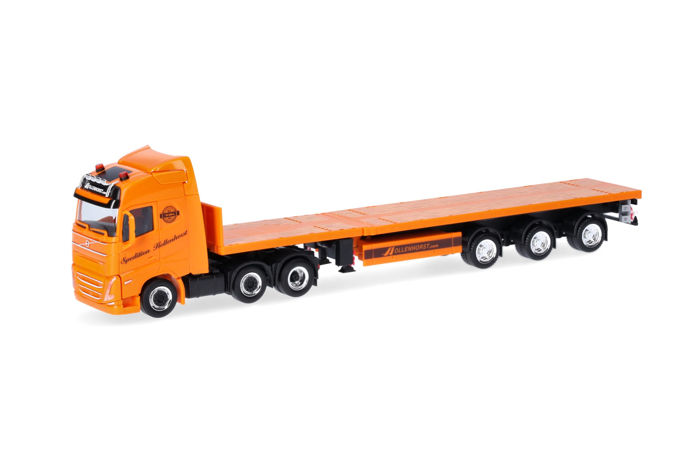 Herpa 318006 - 1/87 Volvo FH GL 2020 Teletrailer Semi-Trailer Truck Hollenhorst