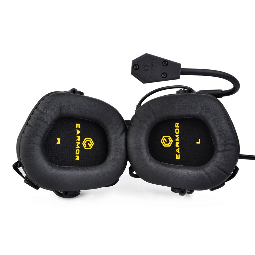 Protezione elettronica per le comunicazioni acustiche M32 Series Sopprime il rumore di arma da fuoco amplificando suoni di basso livello (nero)