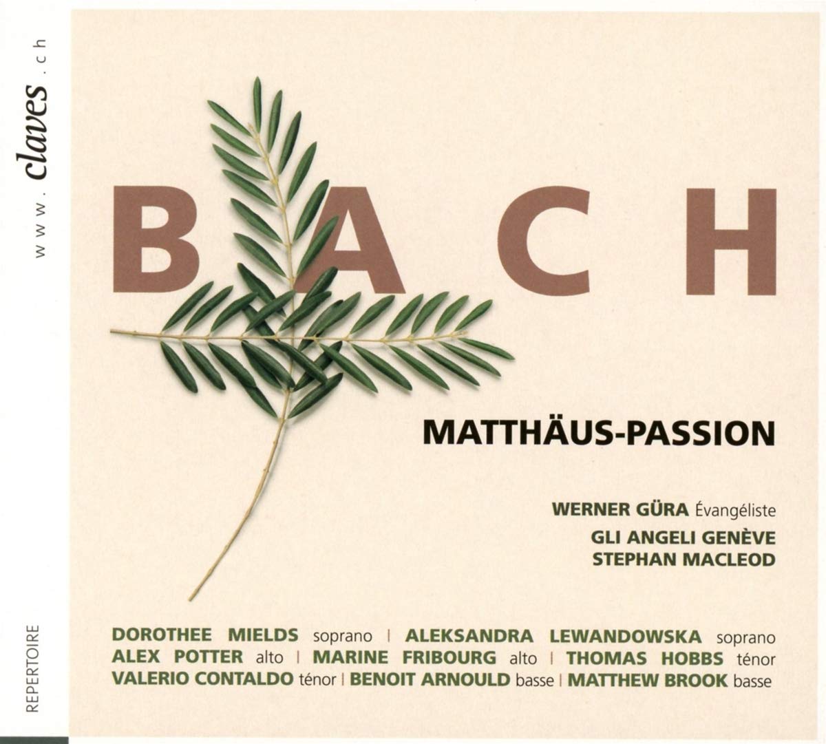 JS Bach: Matthaus-Passion