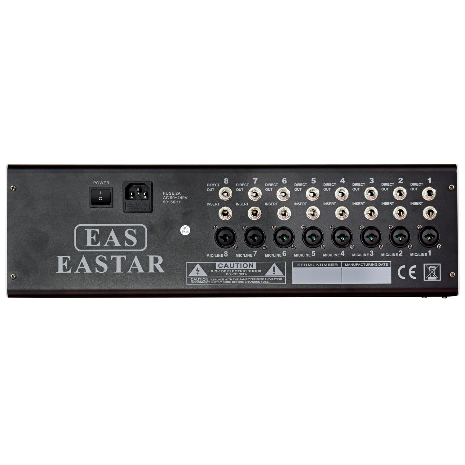 kh 8 Channel Audio Mixer Professional Mixing Console, Aux Path