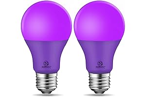 Energetic A19 Purple Light Bulb: Transform Ambiance with Enchanting Hues