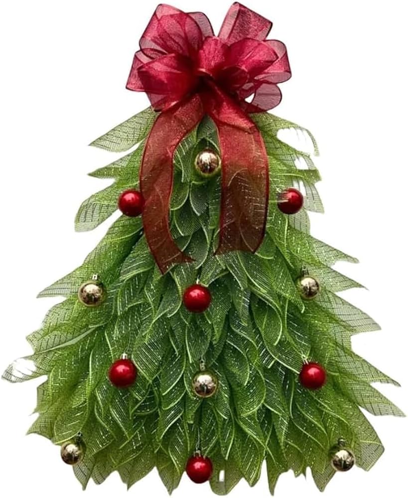2024 christmas wreath① 2024 Christmas Wreath Handmade Vintage Christmas Wreaths for