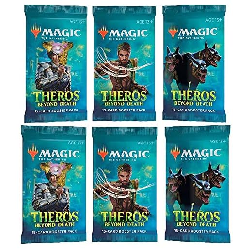 MTG 6 (Six) Booster Packs of Magic: The Gathering: Theros Beyond Death (6 Pack Booster Pack Lot Bundle)