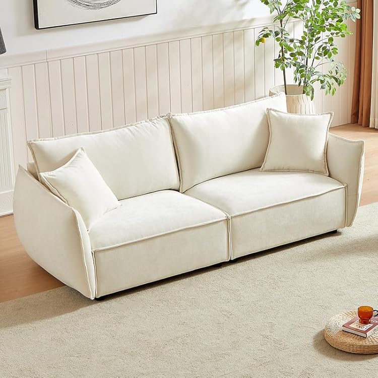 88 Chenille Cloud Sofa Couch, Modern Deep Seat Sofa Philippines Ubuy