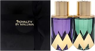 Queen by Royalty By Maluma for Women - 3 Pc Gift Set 1oz Jade EDP Spray, 1oz Amethyst EDP Spray, Gold Branded Keychain in Velvet Pouch