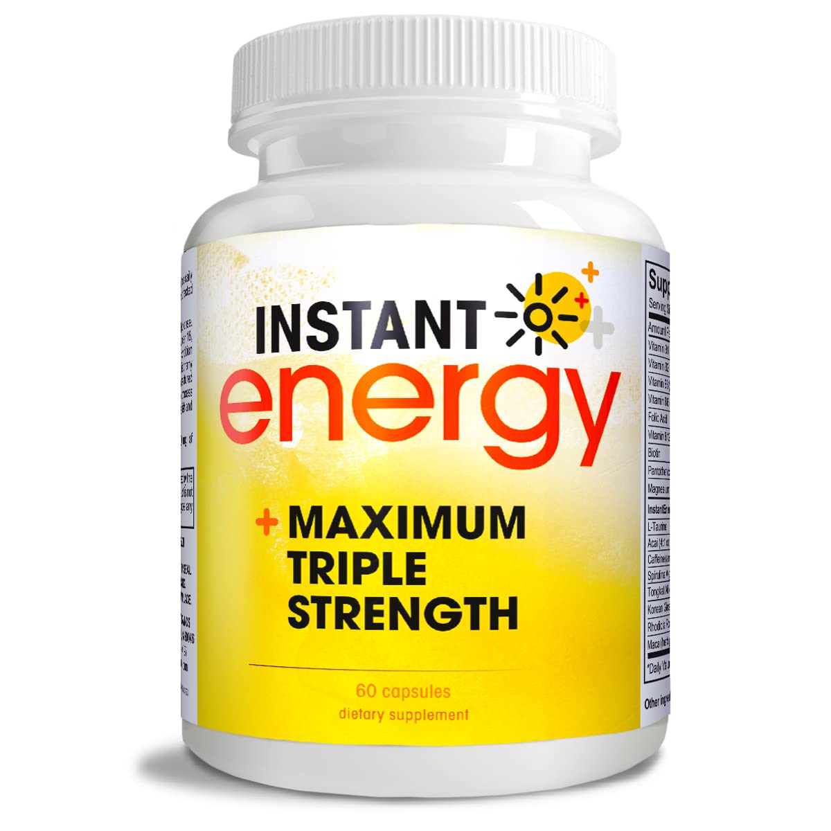 Buy Instant Energy Focus Dietary Supplement, 60 s Online at desertcartUAE