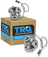 Vista 9 de TRQ Par de conjunto de cubo de cojinete de rueda delantera izquierda derecha, 2 piezas compatible con Lexus GX460 2003-2009 GX470 2003-2023 Toyota