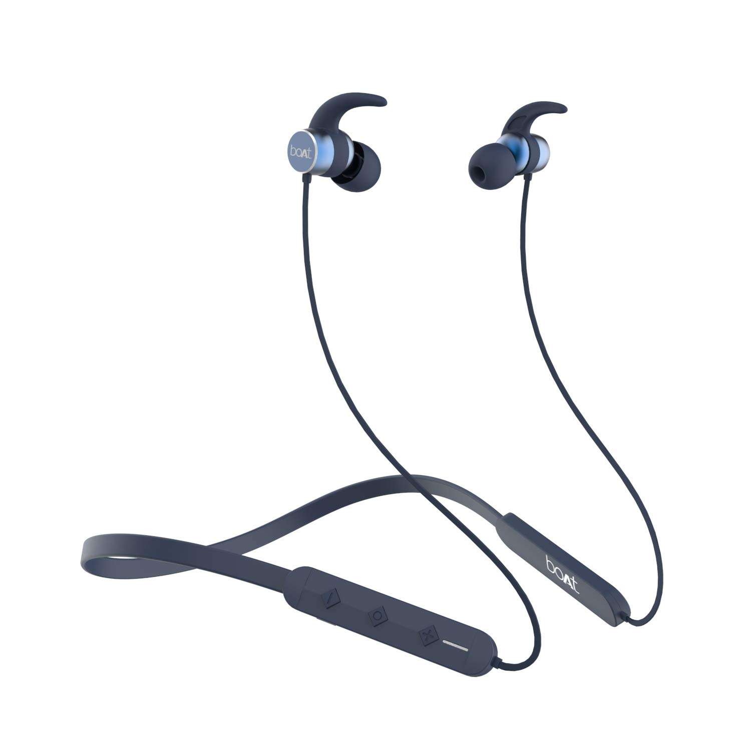 boAt Rockerz 255 Pro in-Ear Bluetooth Neckband Earphone with Mic(Navy Blue)