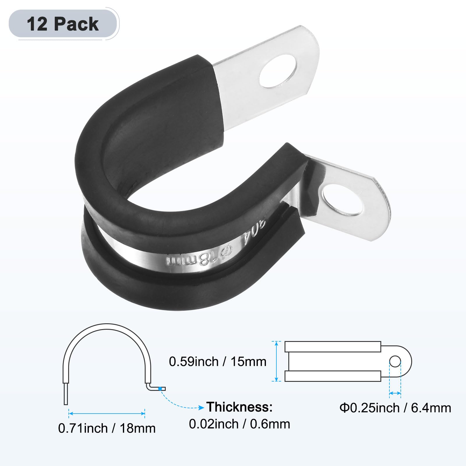 M METERXITY 12-Pack Cable Clamps - Image 3