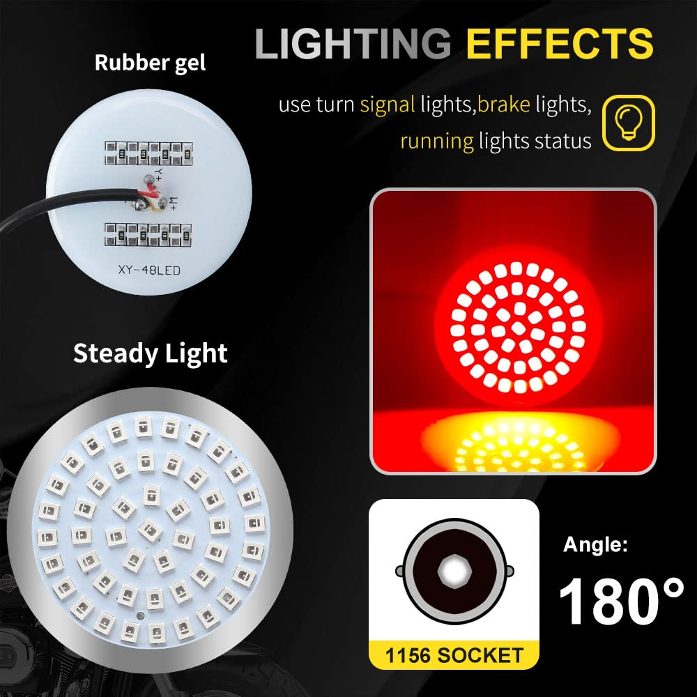 yifengshun 1156 48LED oto Avant Et ArrièRe Clignotant 5c Avec