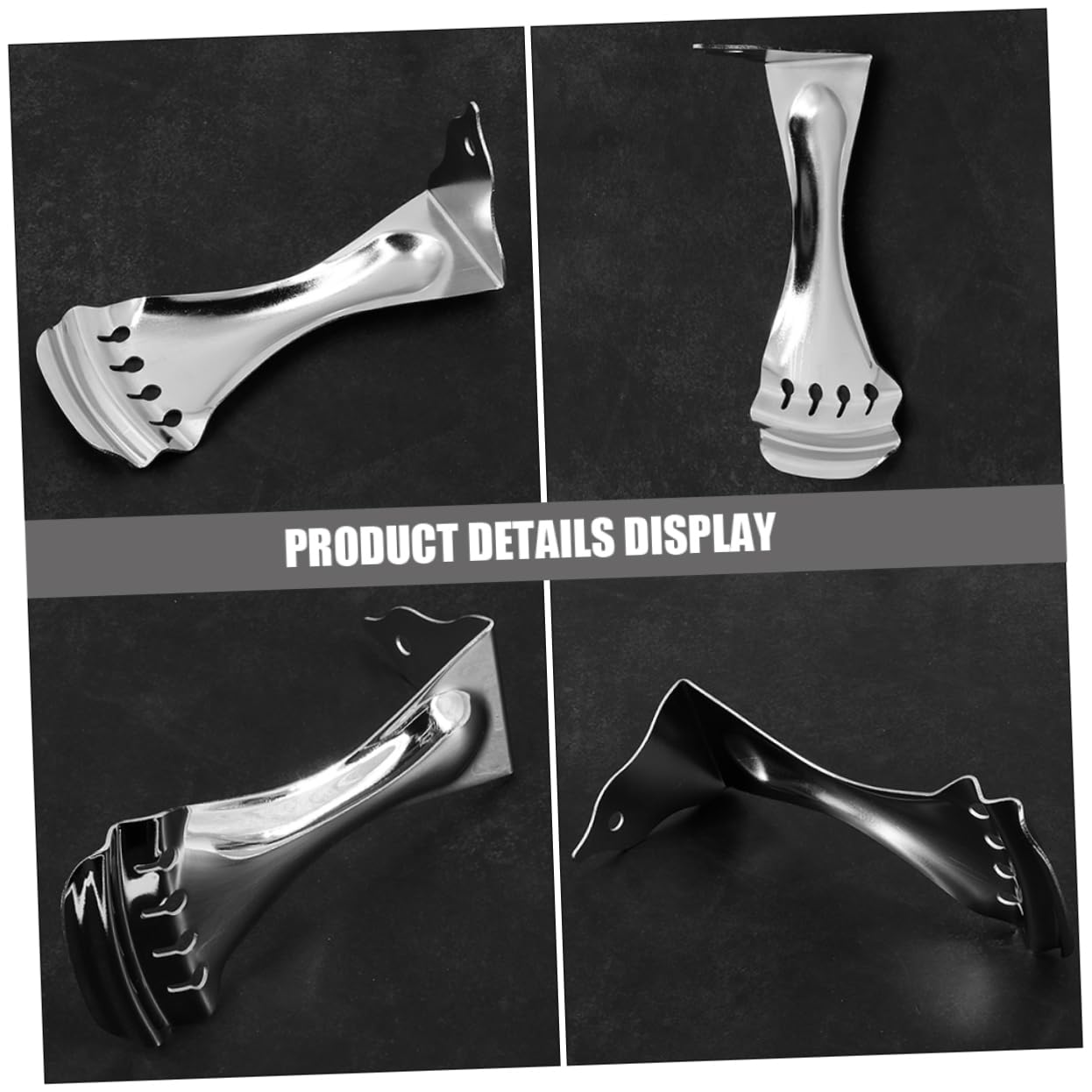 Levemolo Metal Guitar Tailpiece 4 String Resonator Guitar Bridge Tailpiece Easy Install Ukulele Tailpiece
