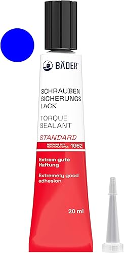 Original Bäder - Indicador de sellado de par a prueba de manipulaciones, color estándar AZUL 0.7 fl oz  Bloqueador de roscas fabricado en Alemania