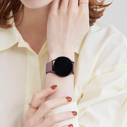 Miniatura 7 de Vancle Correas de silicona compatibles con Garmin Vivoactive 5  Venu 2 Plus  Venu Sq  Venu  Vivoactive 3 Watch Band para mujer, correa de repuesto