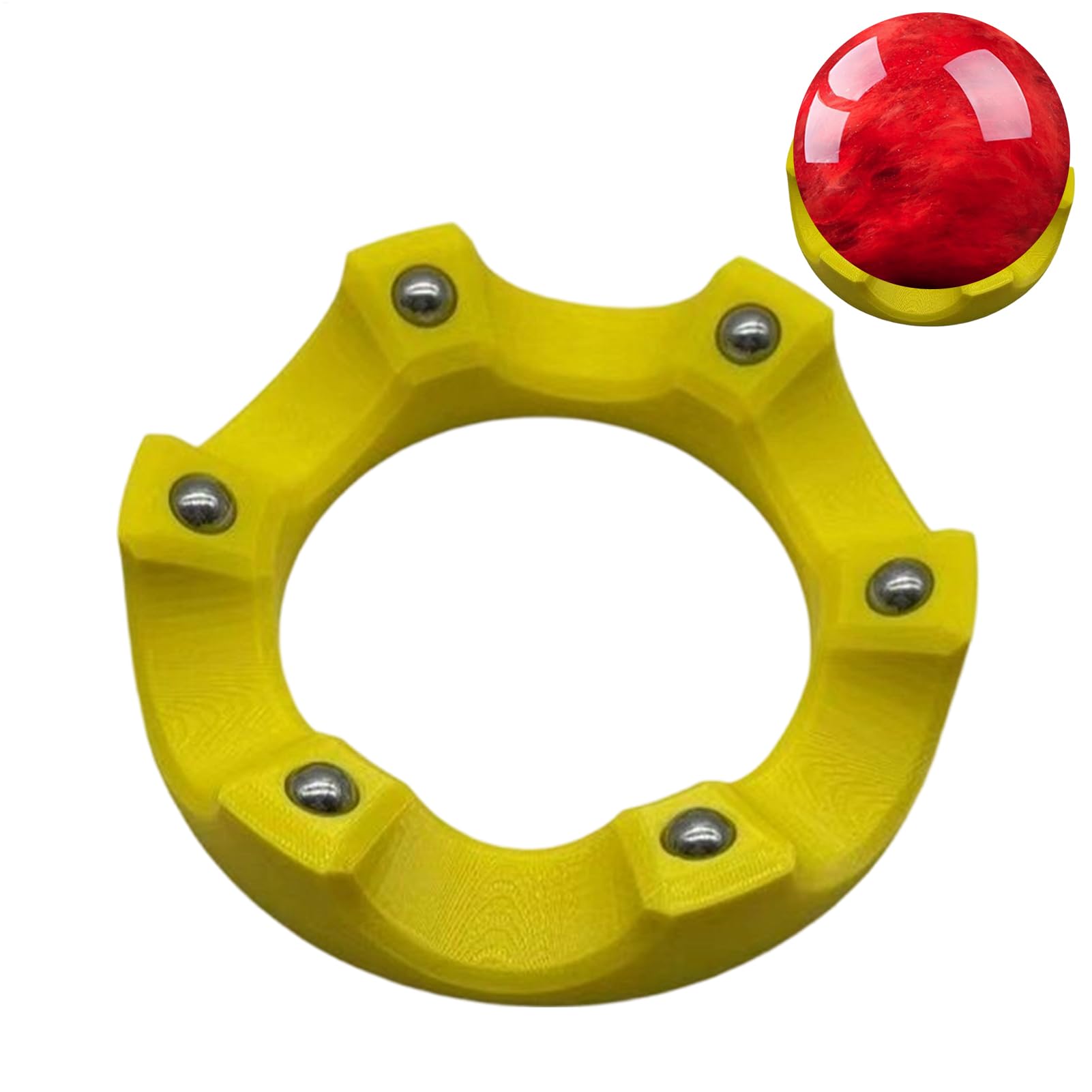 Soporte Giratorio para Bowling con Mango multiángulo Simple, Accesorio de Bolos para, pulir y Mantener, Soporte para Bolas de pareball