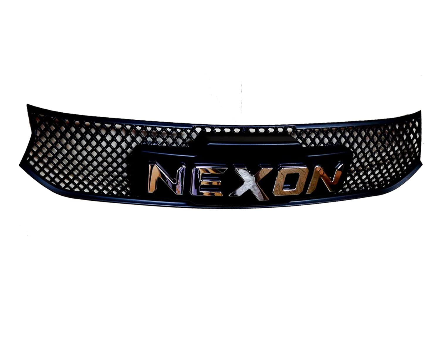 Alpha Front Grill Compatible with Nexon Type -2(2020-2023)(Silver)