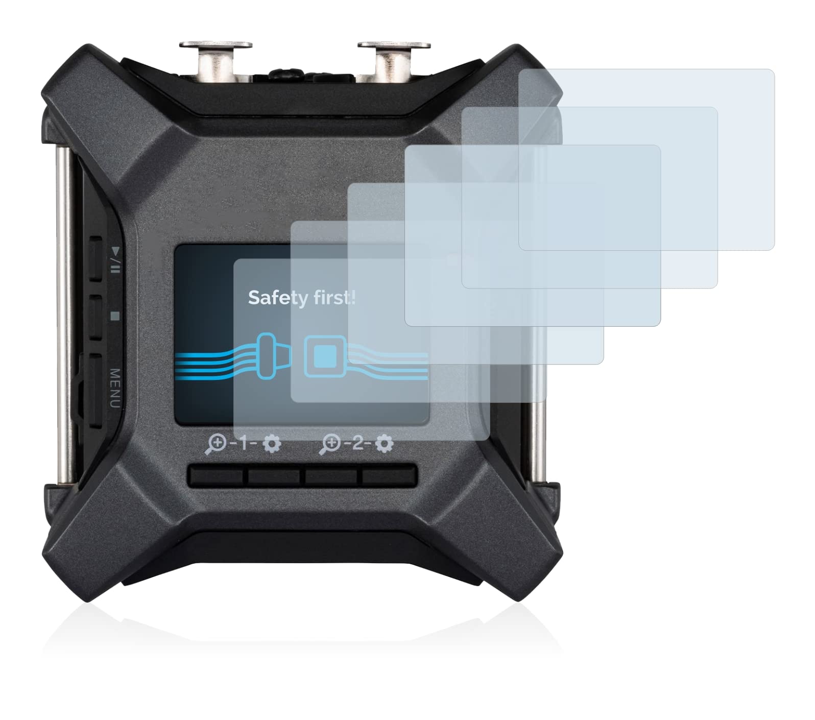 savvies 6 Pezzi Pellicola Protettiva per Zoom F3 field recorder Protezione Schermo Trasparente