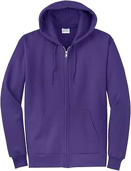 Amazon.com: Port & Company - Core Fleece Full-Zip Hooded