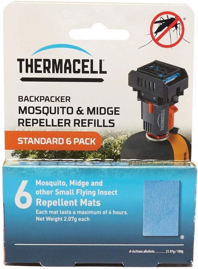 Midge and Mosquito Protector Standard Refill Pack Compatible All Thermacell Fuel Powered protectors