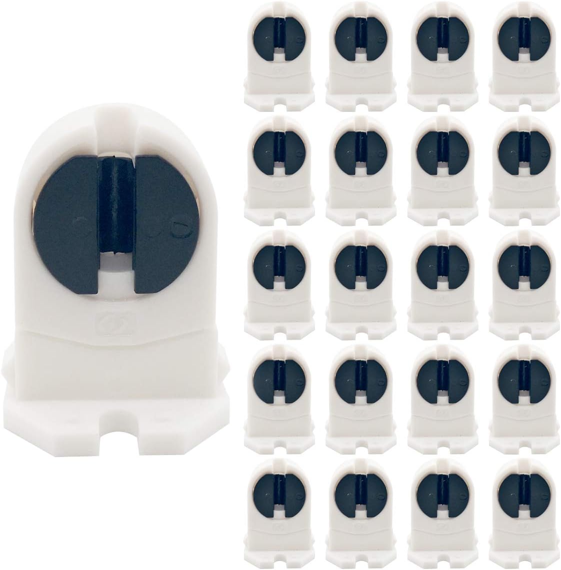 T5 Lamp Holder Lamp Socket Tube Accessory AC 100-250V For Aging Test 20pcs