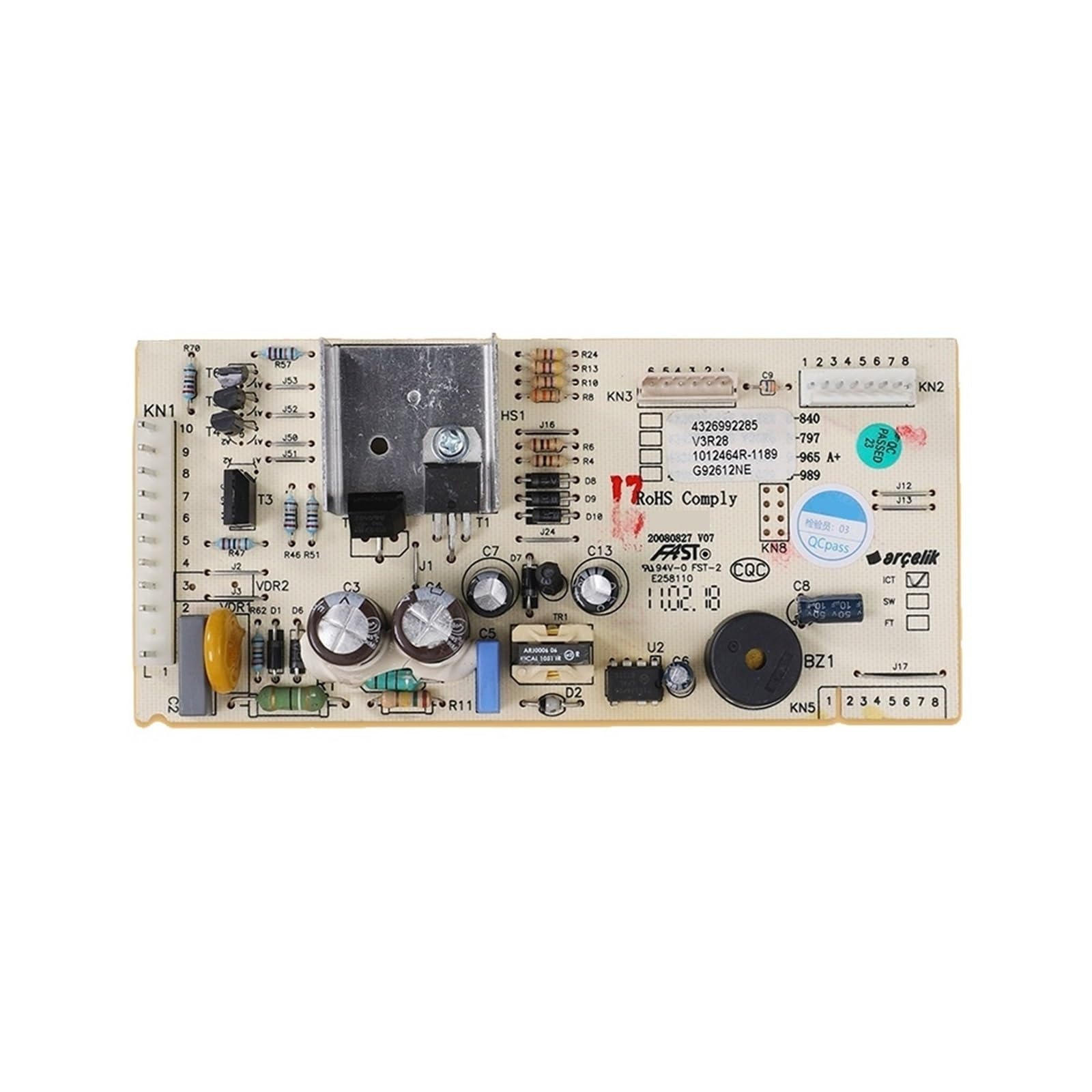 Refrigerator Motherboard Inverter PCB Control Module,Compatible For Beko, 4326992285 Refrigerator Parts