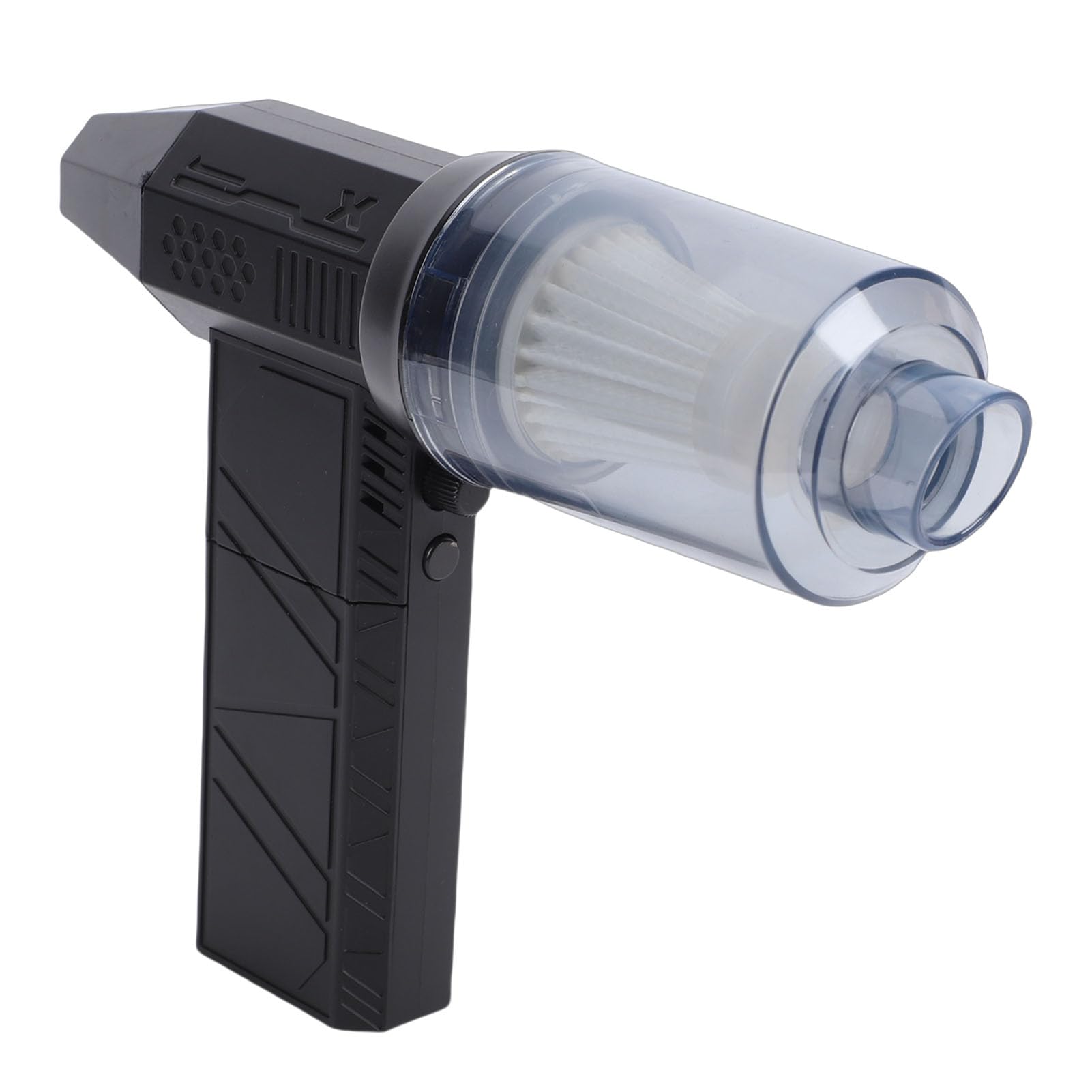 SEAFRONT Aspirapolvere Senza Fili 6000mAh Batteria Ricaricabile 52m/s Velocità Aria con 2 Ugelli 2 Spazzole e Schermo LED per Pulizia Tastiera Manutenzione Computer