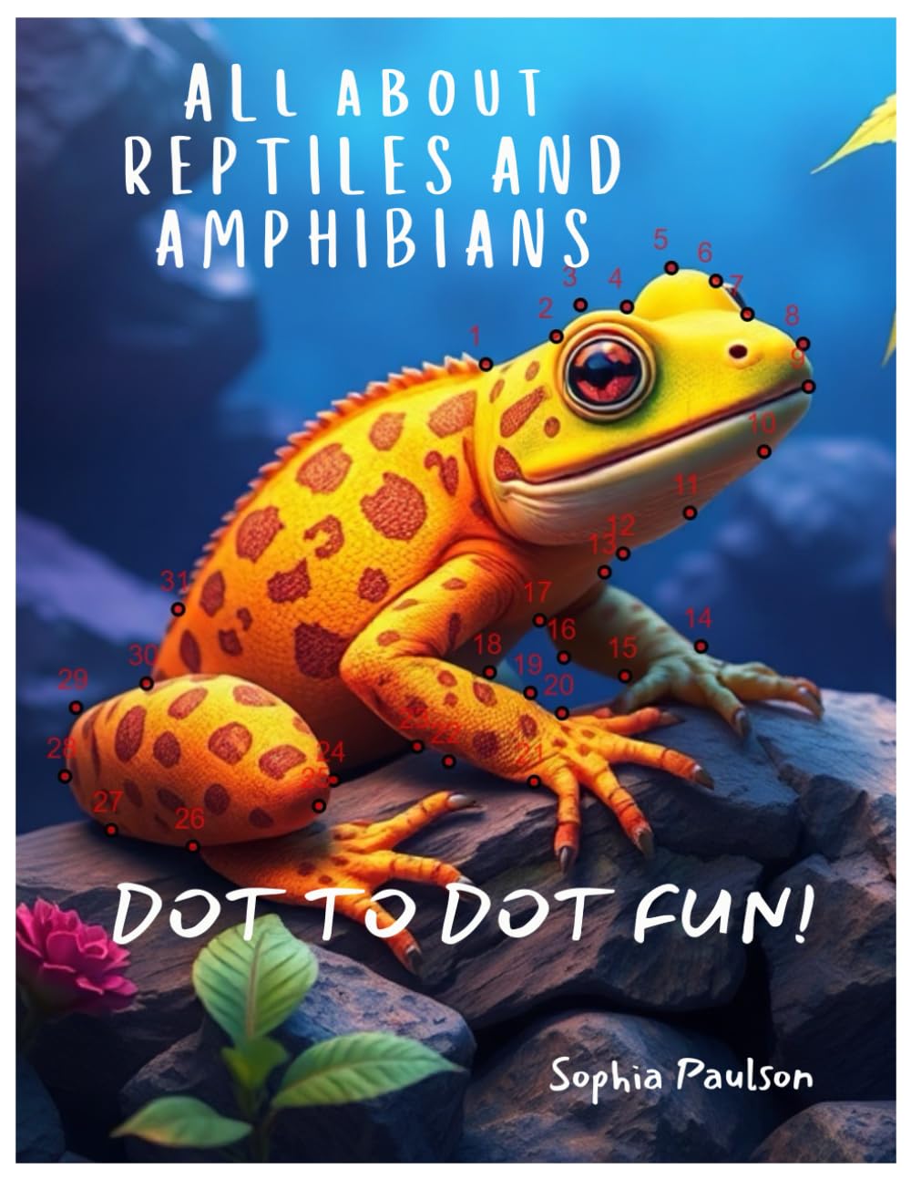 All About Reptiles and Amphibians Dot -to-Dot Activity Book