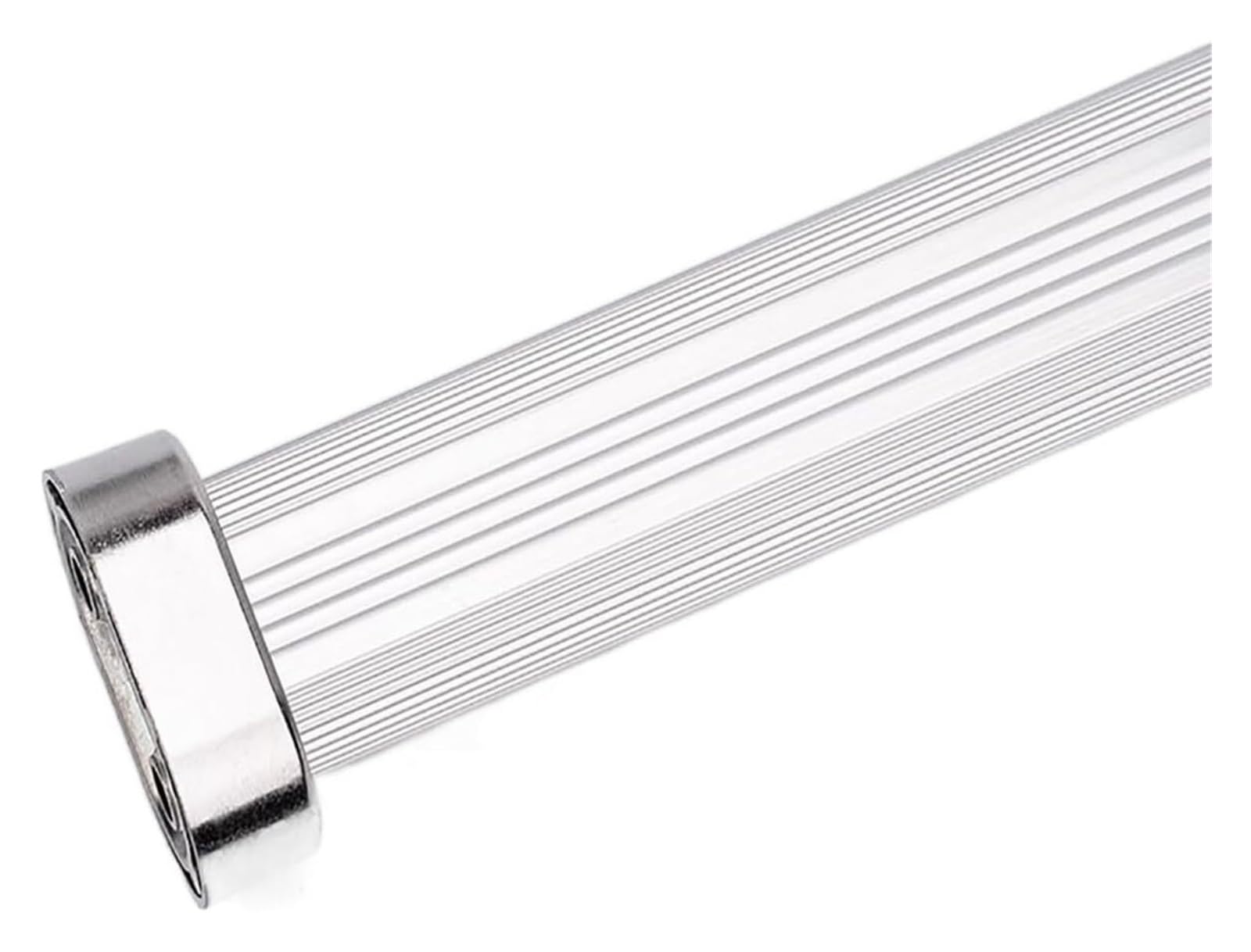 FIRJOY Ovale Schrankstange Aus Alu – Verstellbar Von 43,2 Bis 73,7 Cm, Mit Endstützen