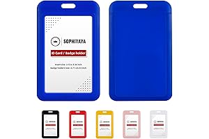 Durable Blue ID Badge Holder: Protect Your Essential Cards