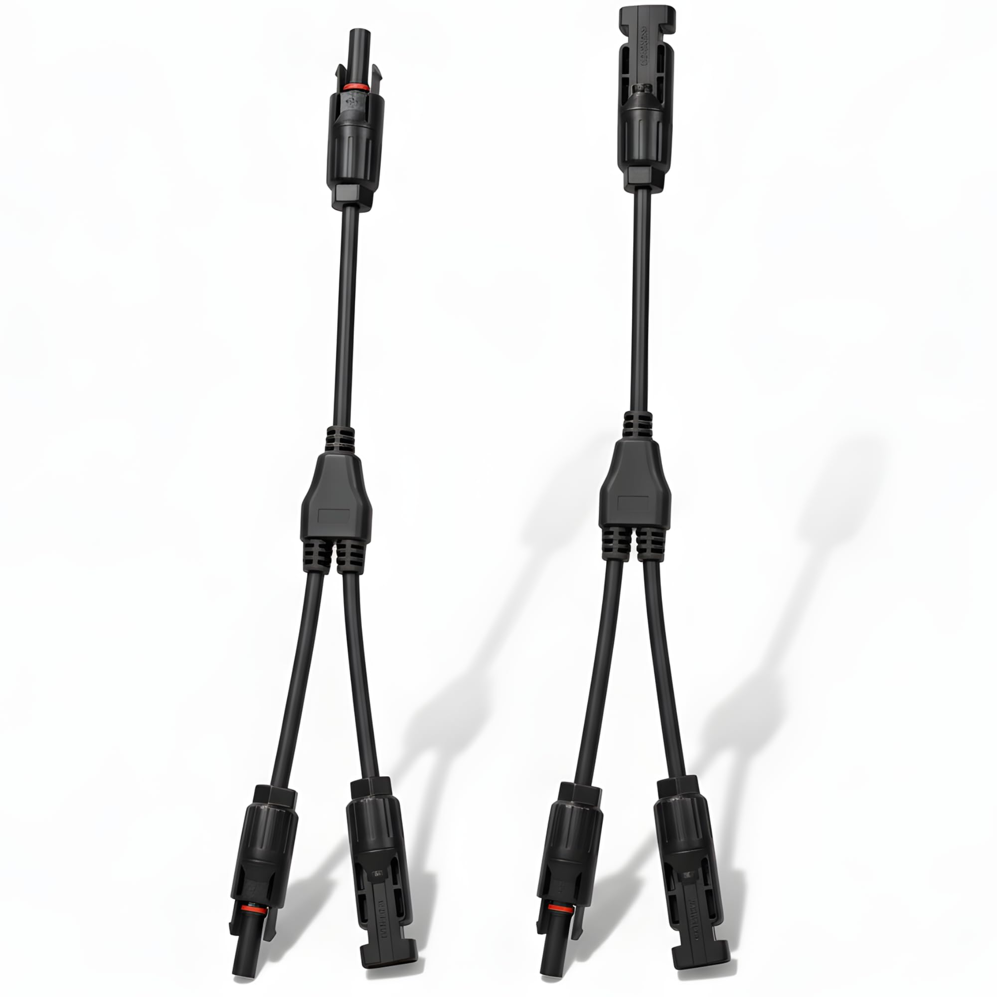 XYRIS Solar Panel Connectors - 1 to 2 Y Branch Parallel Adapter Cable Wire Plug Tool Kit for Solar Panel 1 Pair (M/FF+F/MM)