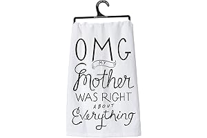 Primitives by Kathy Boho Primitive Decor Clearance: Cotton Kitchen Towels with Humorous Sayings